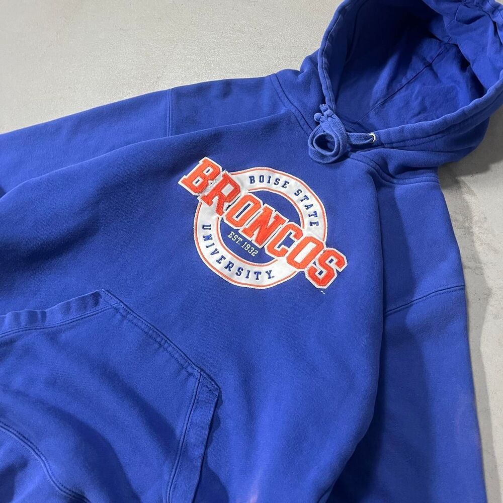 American-vintage Men's Blue Hoodie